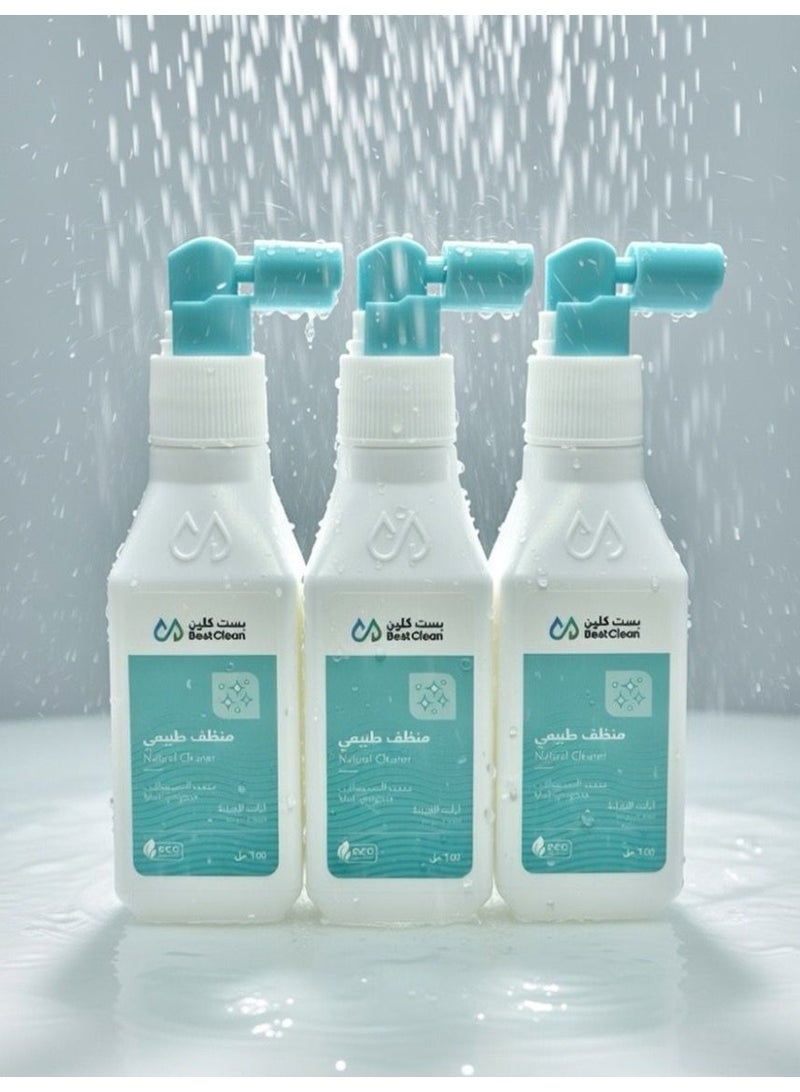 بست كلين 3  قطعة من بخاخ تنظيف طبيعي متعدد الاستعمالات, منظف بيست كلين لإزالة البقع 100مل - Image 3